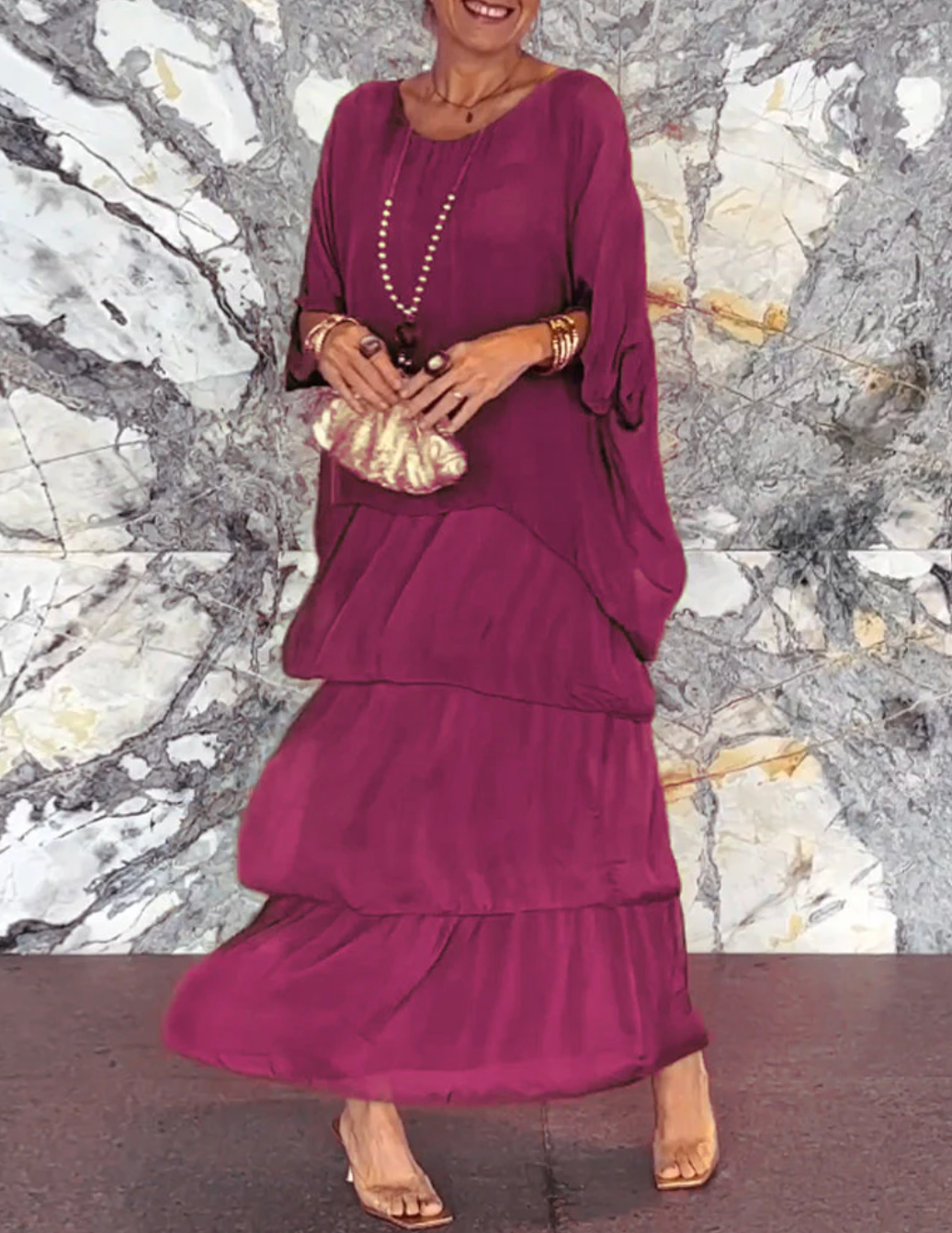 Natalia - Vestido fluido