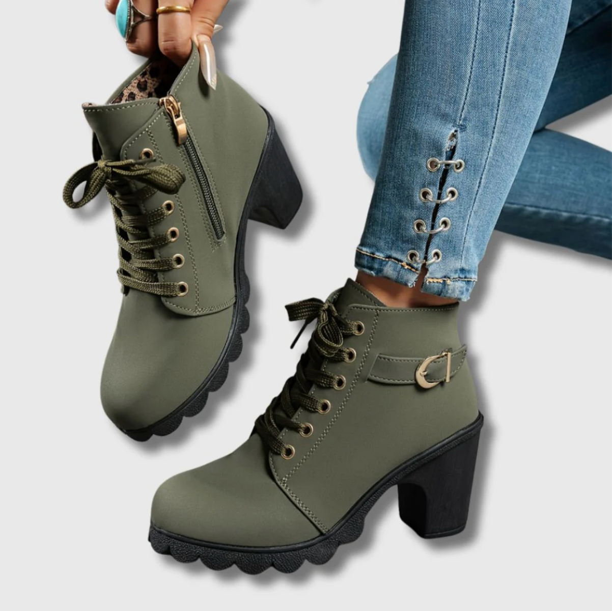 Marta - Botines de tacón