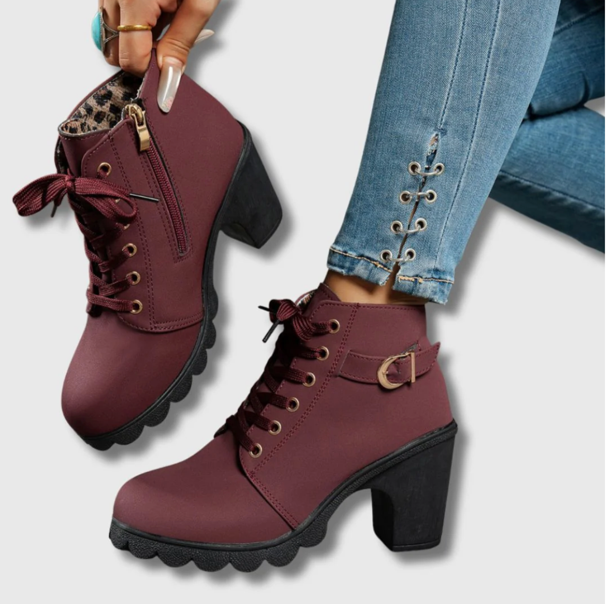 Marta - Botines de tacón